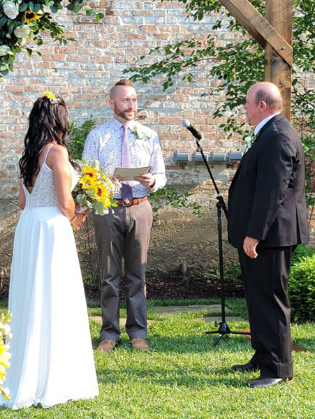 Robert Sanoshy Performing a Ceremony